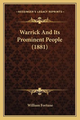 Cover image for Warrick and Its Prominent People (1881)