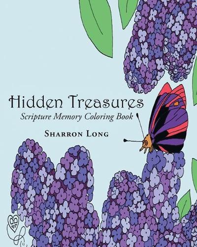 Cover image for Hidden Treasures: Scripture Memory Coloring Book