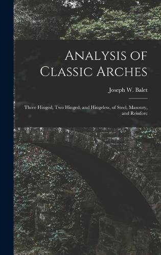 Cover image for Analysis of Classic Arches