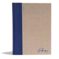 Cover image for KJV Spurgeon Study Bible, Navy/Tan Cloth-over-Board