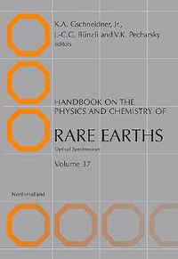 Cover image for Handbook on the Physics and Chemistry of Rare Earths: Optical Spectroscopy