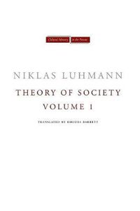 Cover image for Theory of Society, Volume 1