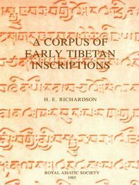 Cover image for A Corpus of Early Tibetan Inscriptions