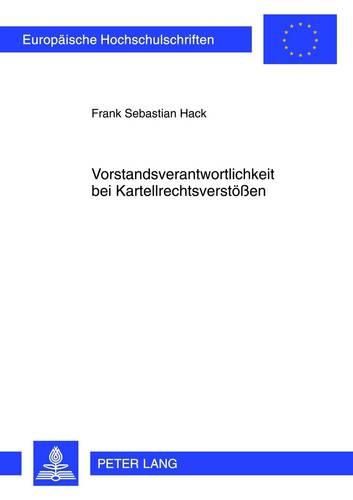 Cover image for Vorstandsverantwortlichkeit Bei Kartellrechtsverstoessen