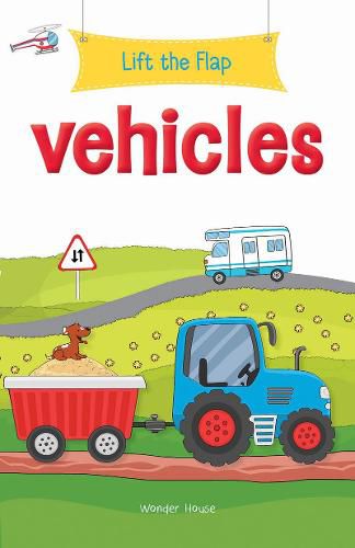 Lift the Flap Vehicles Early Learning Novelty for Children