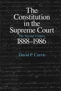 Cover image for The Constitution in the Supreme Court