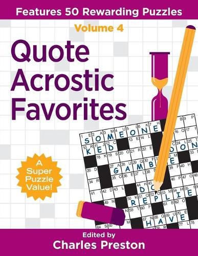 Cover image for Quote Acrostic Favorites: Features 50 Rewarding Puzzles