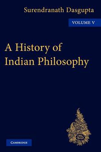 Cover image for A History of Indian Philosophy