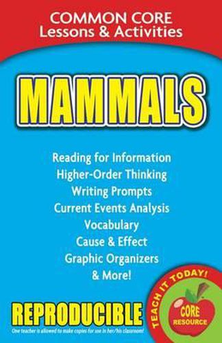 Cover image for Mammals