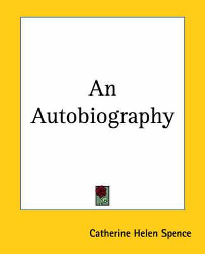 Cover image for An Autobiography
