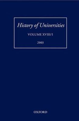 Cover image for History of Universities