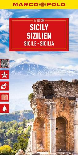 Cover image for Sicily Marco Polo Map