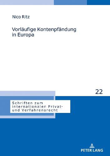 Cover image for Vorlaufige Kontenpfandung in Europa