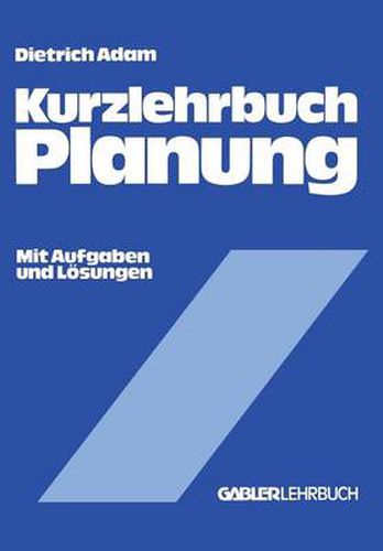 Cover image for Kurzlehrbuch Planung