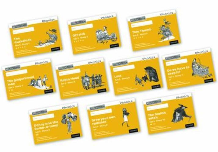 Cover image for Read Write Inc. Phonics: Black and White Yellow Set 5 Storybooks Mixed Pack of 10