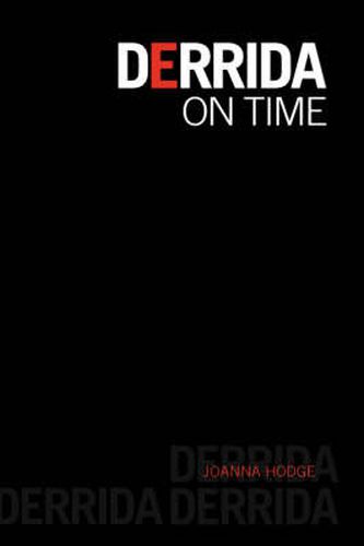 Cover image for Derrida on Time