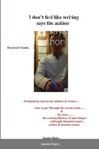 Cover image for I don't feel like writing says the author