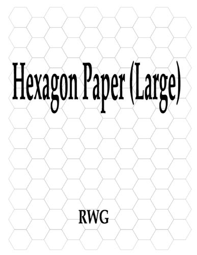 Cover image for Hexagon Paper (Large)
