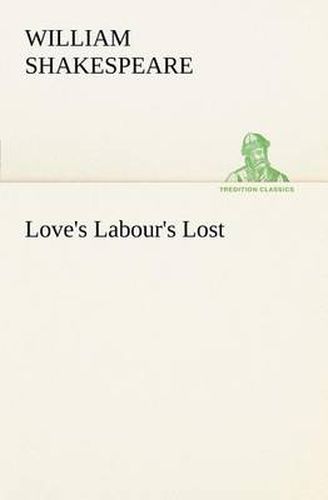 Cover image for Love's Labour's Lost