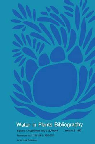 Cover image for Water-in-Plants Bibliography: Volume 9, 1983