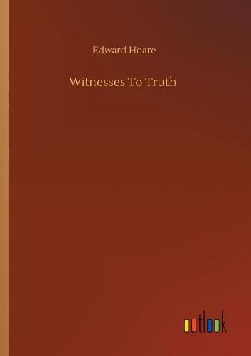 Cover image for Witnesses To Truth