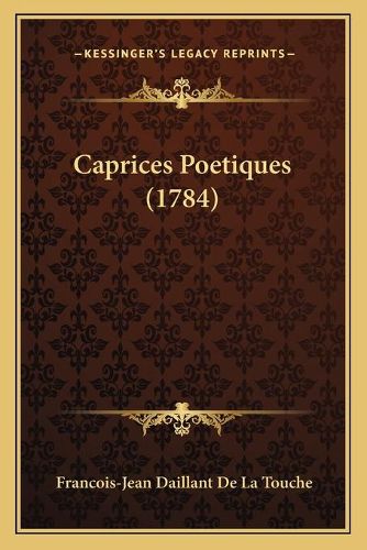 Cover image for Caprices Poetiques (1784)