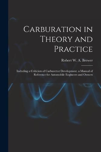 Cover image for Carburation in Theory and Practice