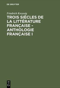 Cover image for Anthologie Francaise I