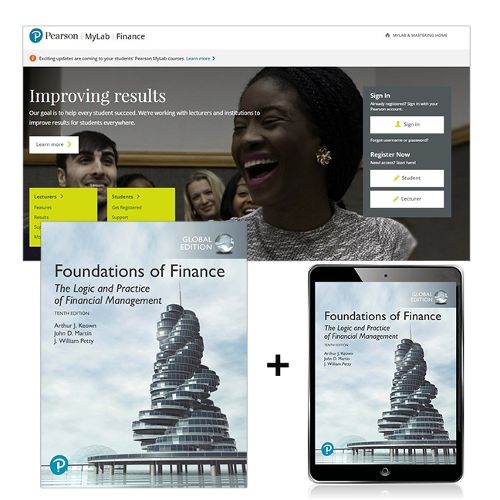 Cover image for Foundations of Finance, Global Edition + MyLab Finance with eText