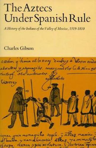 Cover image for The Aztecs Under Spanish Rule: A History of the Indians of the Valley of Mexico, 1519-1810