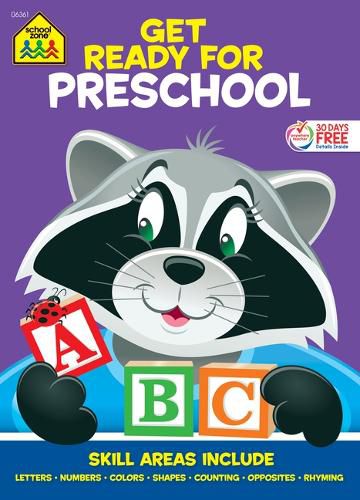 Cover image for School Zone Get Ready for Preschool Workbook