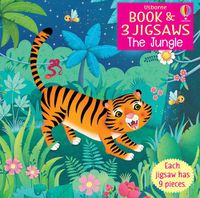 Cover image for Usborne Book and 3 Jigsaws: The Jungle