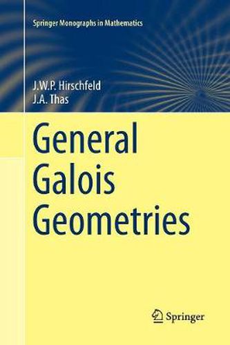 Cover image for General Galois Geometries