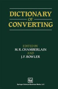 Cover image for Dictionary of Converting