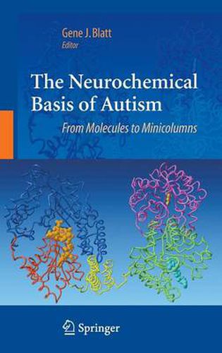 Cover image for The Neurochemical Basis of Autism: From Molecules to Minicolumns