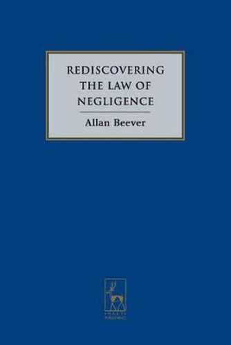 Cover image for Rediscovering the Law of Negligence