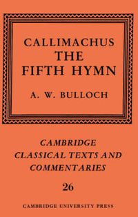 Cover image for Callimachus: The Fifth Hymn: The Bath of Pallas