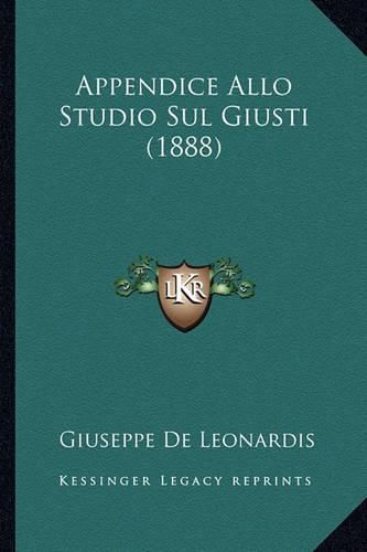 Appendice Allo Studio Sul Giusti (1888)