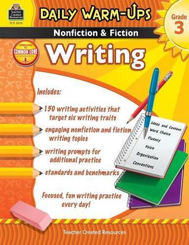 Cover image for Daily Warm-Ups: Nonfiction & Fiction Writing Grd 3