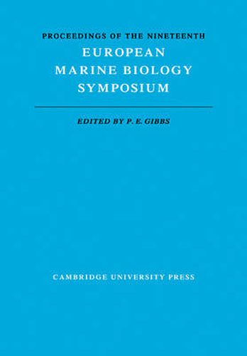 Cover image for Proceedings of the Nineteenth European Marine Biology Symposium