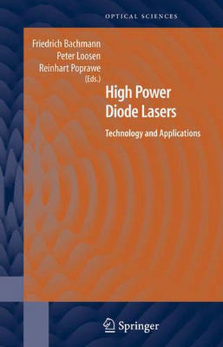 Cover image for High Power Diode Lasers: Technology and Applications