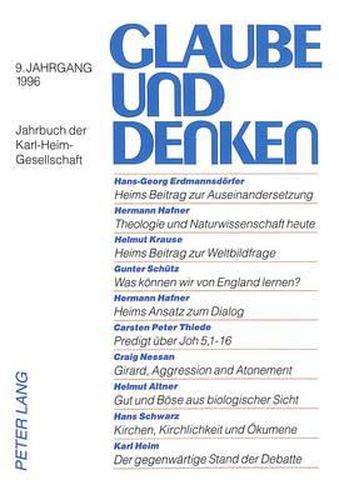 Cover image for Theologie, Physik Und Philosophie Im Weltbild Karl Heims: Das Absolute in Physik Und Philosophie in Theologischer Interpretation