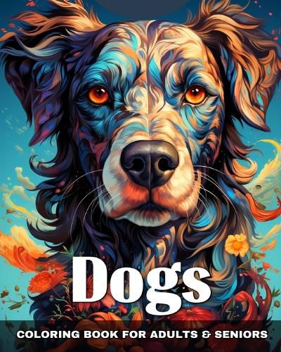 Cover image for Dogs Coloring Book for Adult and Seniors