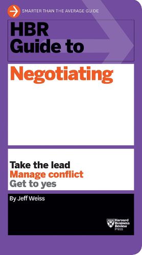 Cover image for HBR Guide to Negotiating (HBR Guide Series)