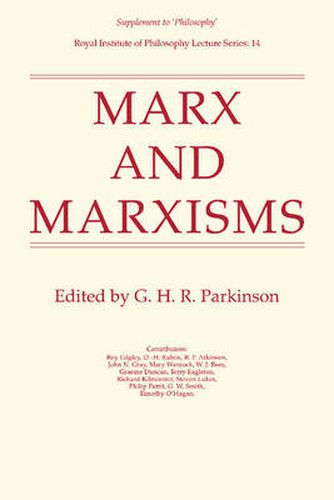 Marx and Marxisms