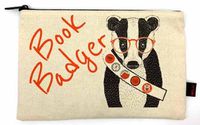 Cover image for Book Badger Pencil Pouch