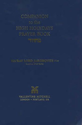 Cover image for Companion to the High Holydays Prayer Book