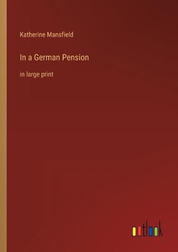 Cover image for In a German Pension