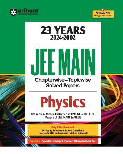 Cover image for Jee Main 23 Years Solved Physics