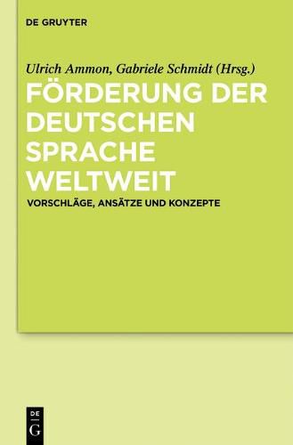 Cover image for Foerderung der deutschen Sprache weltweit
